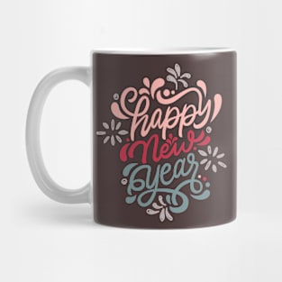 Vibrant and Festive Happy New Year Mug